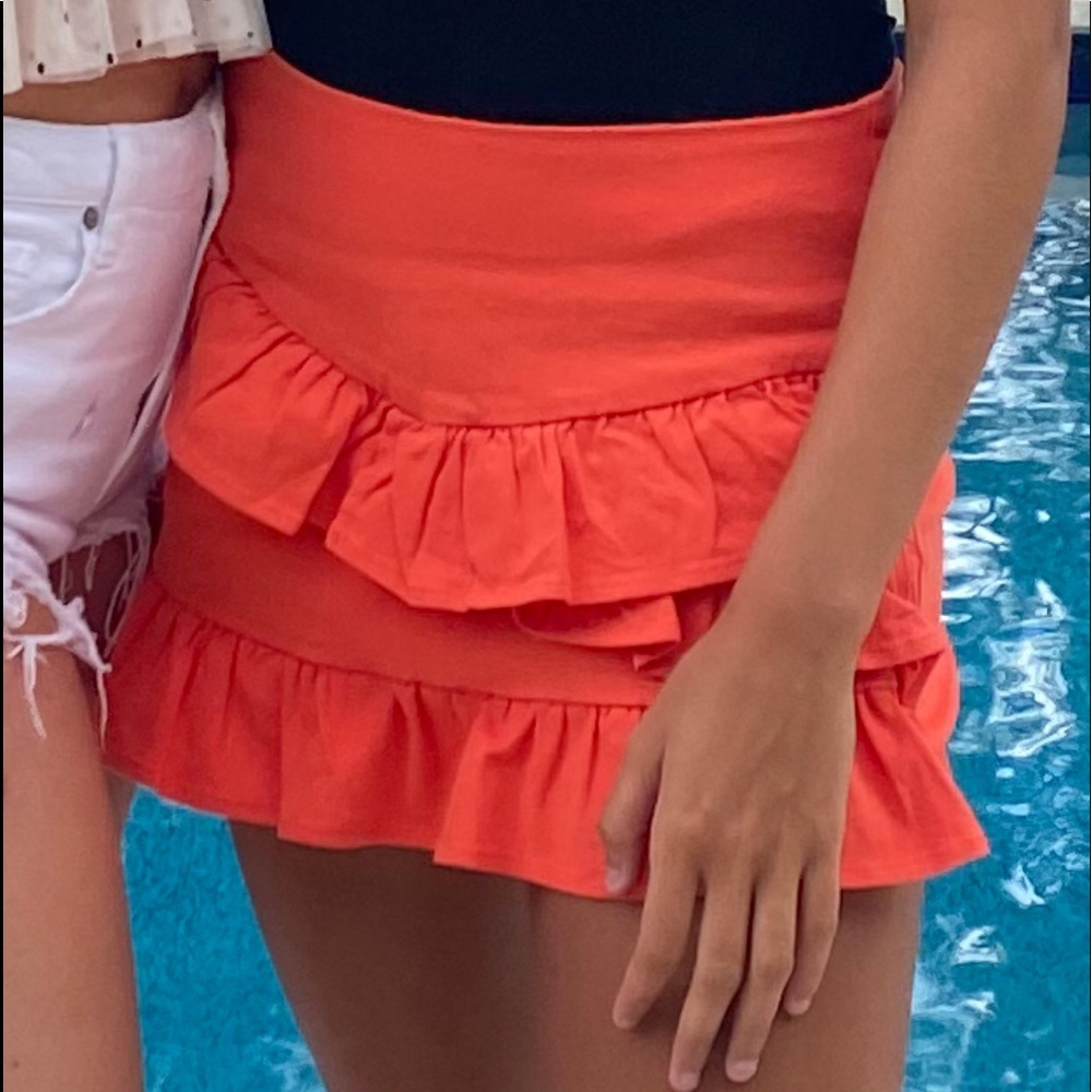 Orange skort